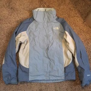 North Face woman’s blue coat
